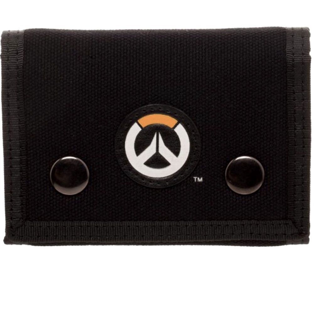 New Overwatch League Black Canvas Tri-Fold Wallet